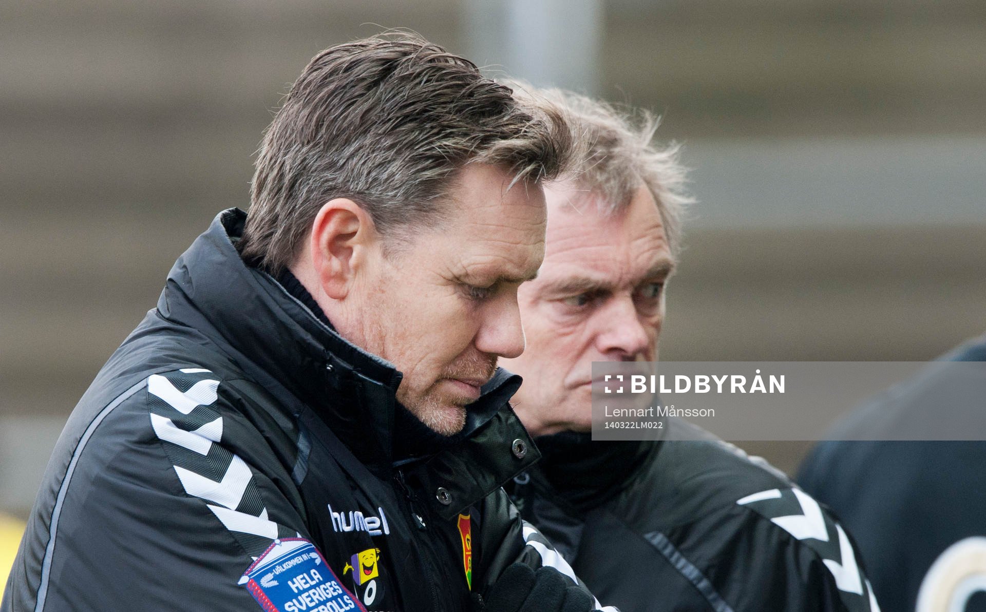 Gais tränare Thomas Askebrand och Kjell Pettersson i