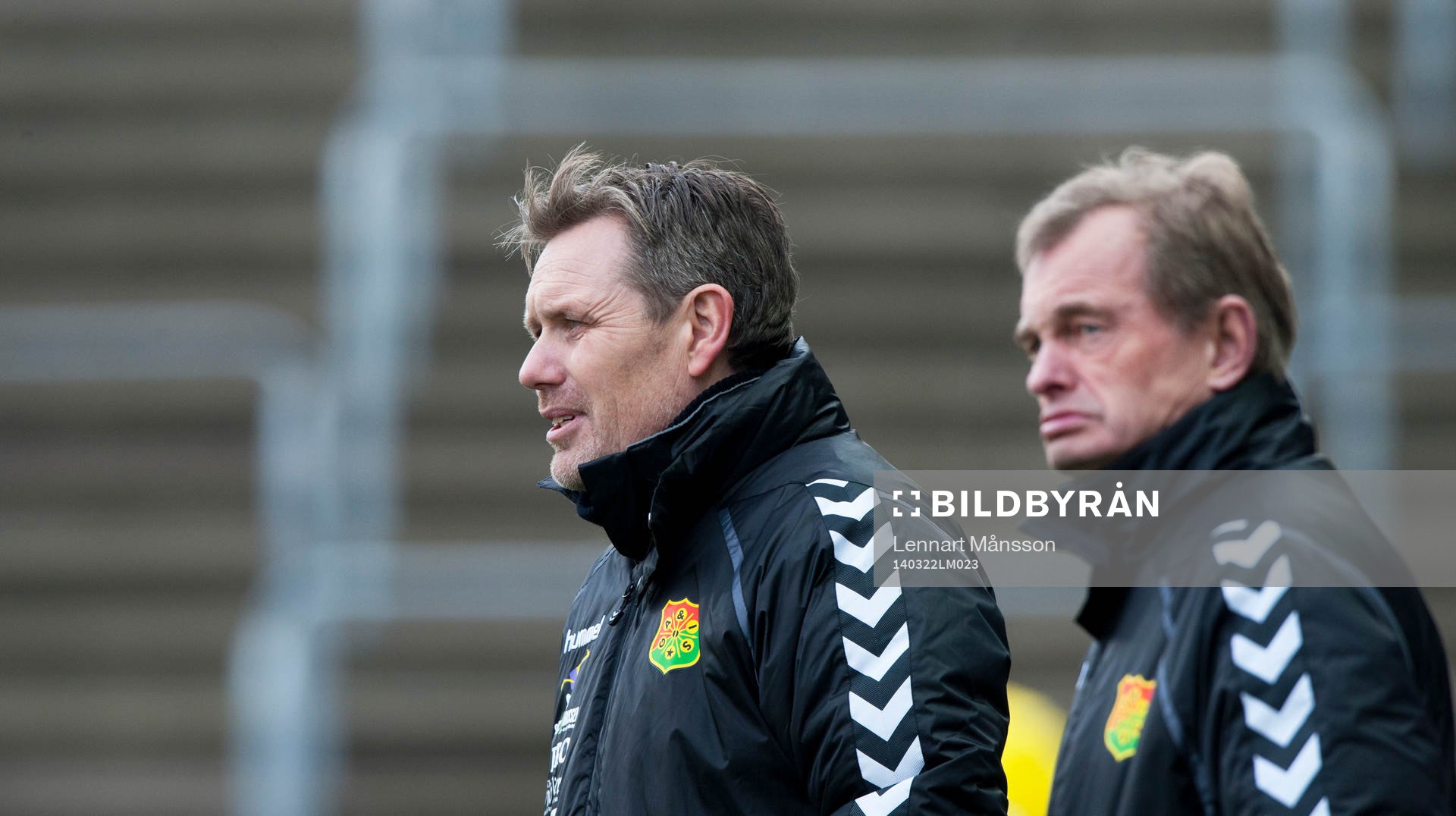 Gais tränare Thomas Askebrand och Kjell Pettersson i