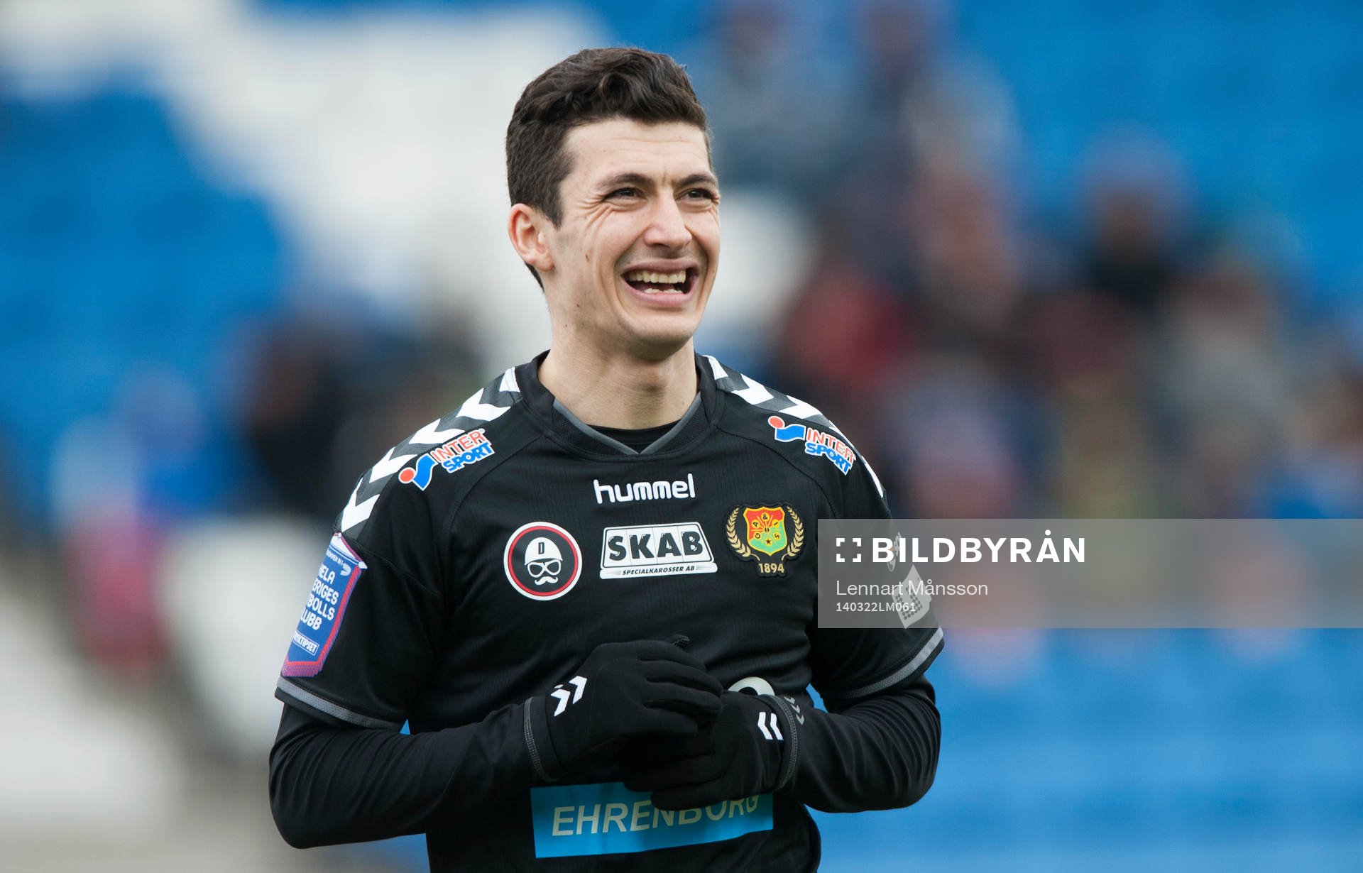 Gais Petrit Zhubi i matchen i Svenska Cupen mellan