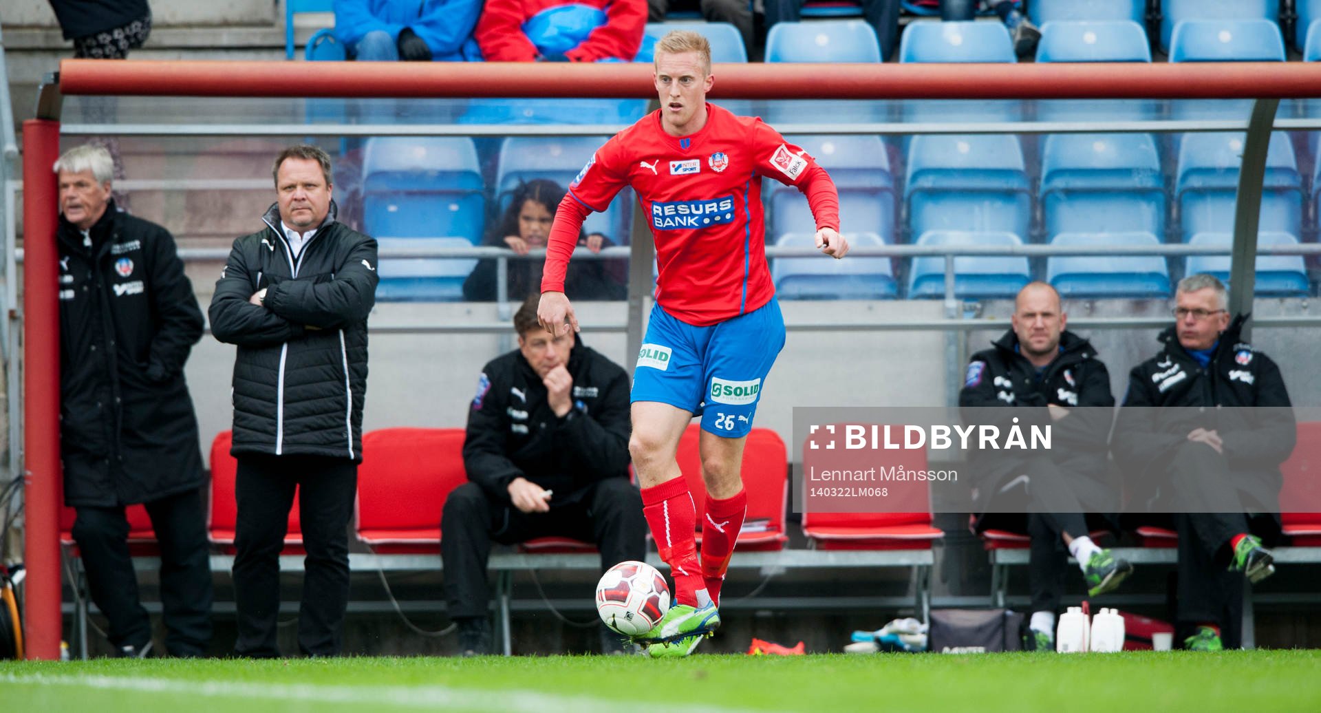 Helsingborgs Peter Larsson samt tränarduon Kalle
