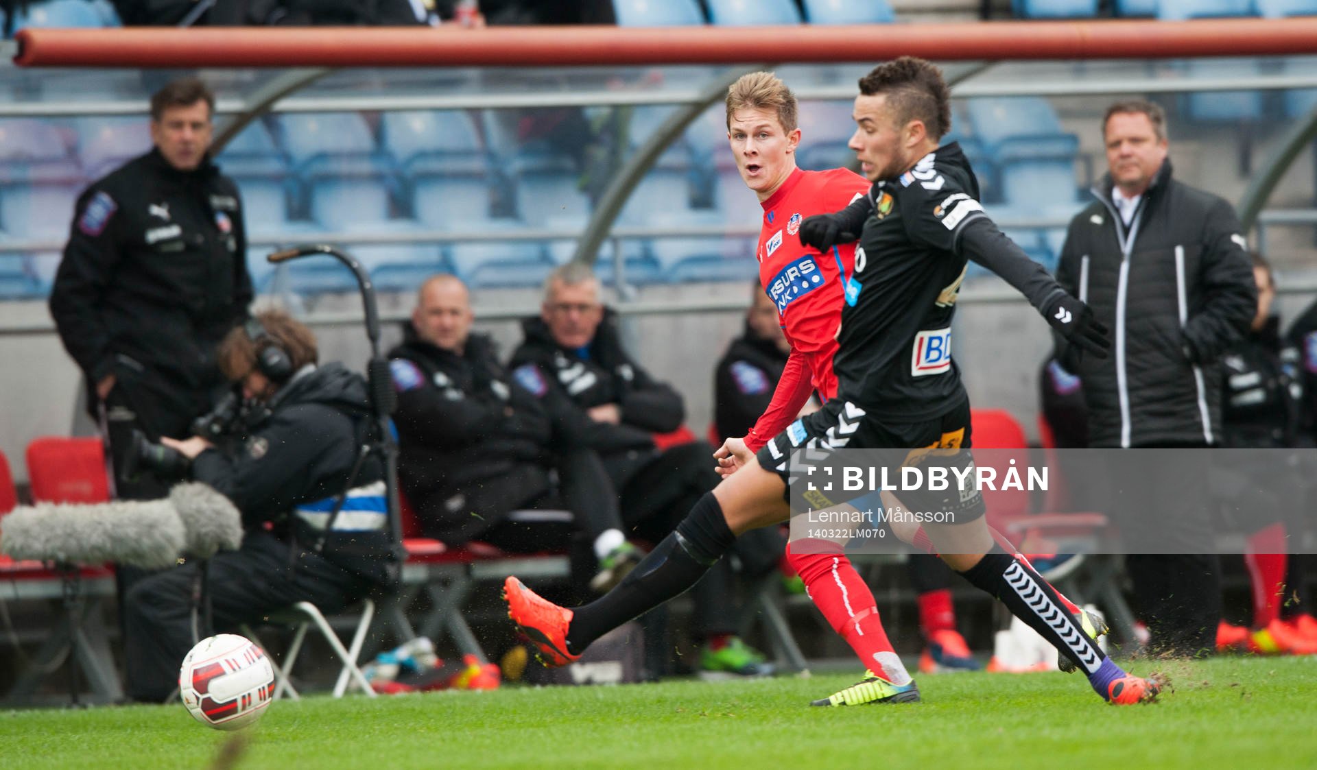 Helsingborgs Emil Krafth i matchen i Svenska Cupen mellan