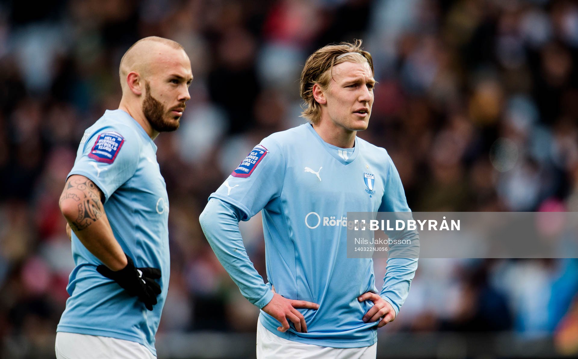 Malmö FFs Magnus Eriksson och Emil Forsberg