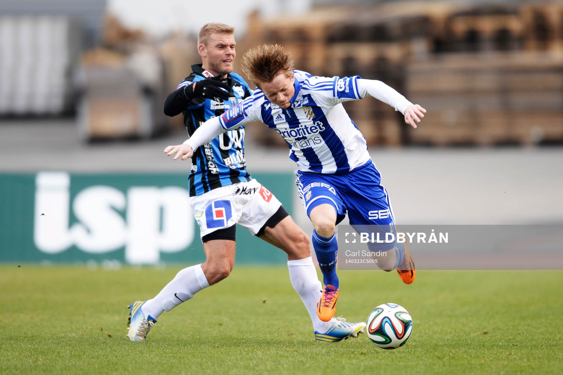 Sirius Johan Arneng  och IFK Göteborgs Sam Larsson