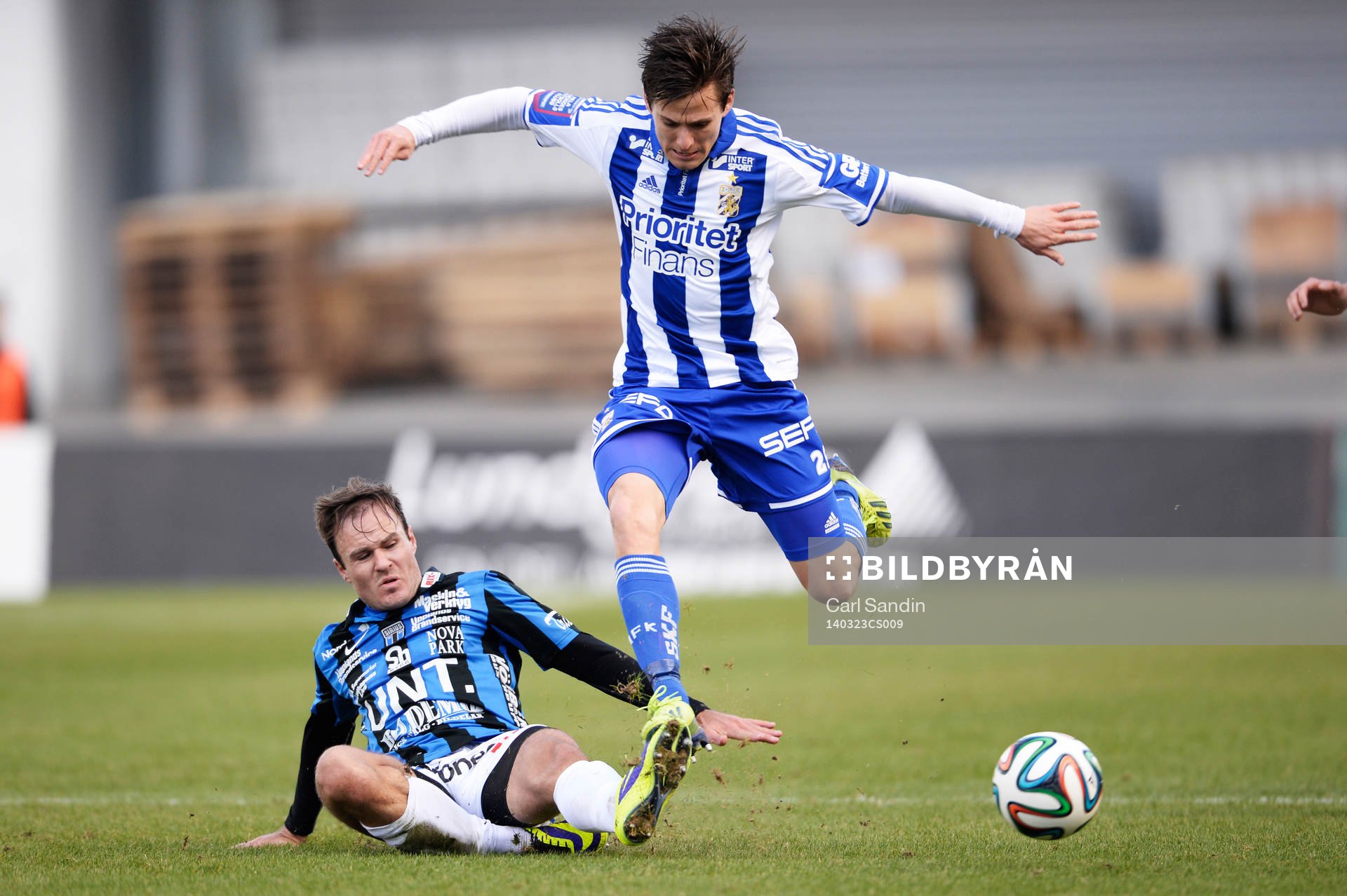 Sirius Ante Björkebaum och IFK Göteborgs Lasse Vibe