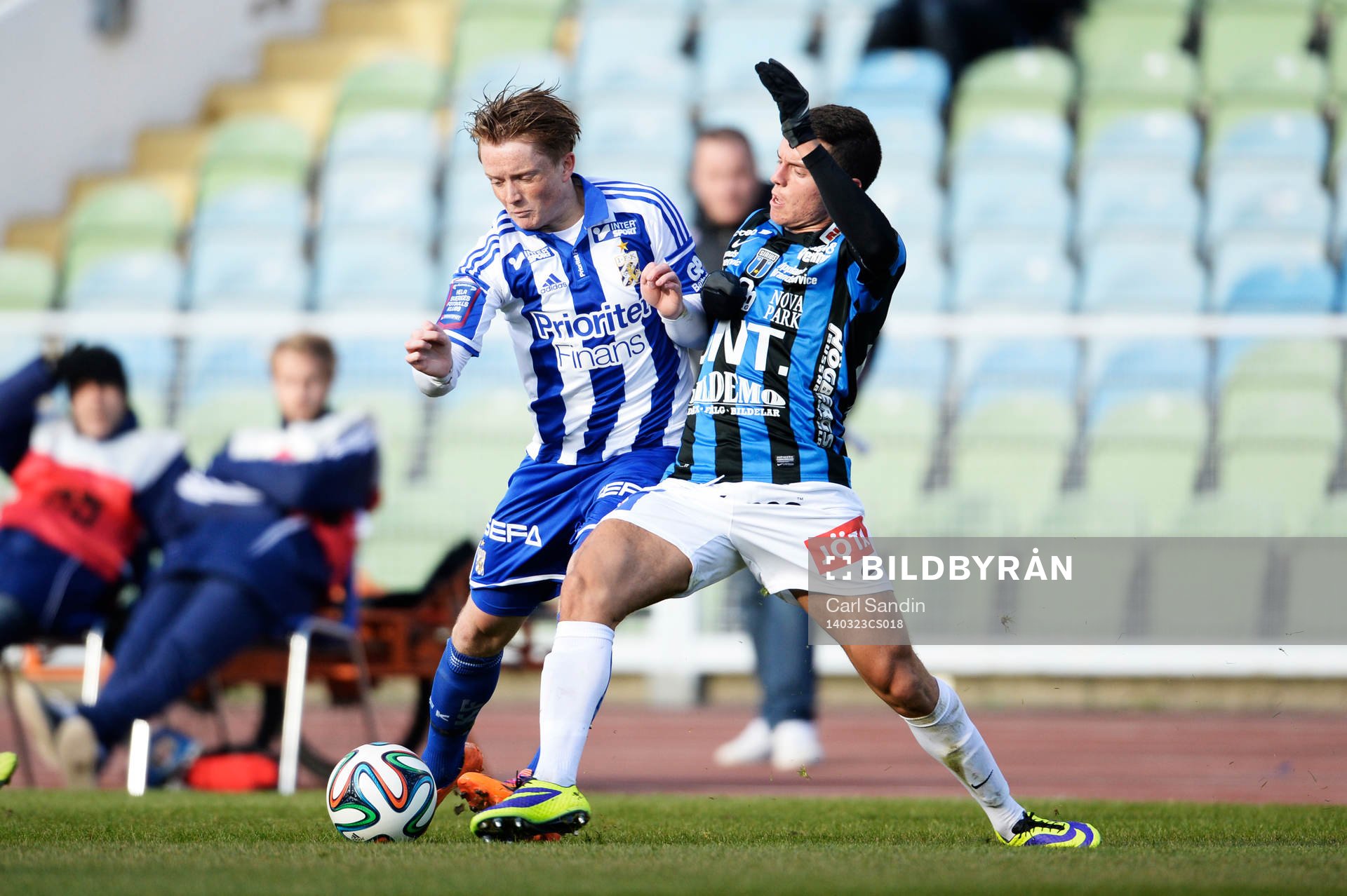 IFK Göteborgs Sam Larsson  och Sirius Kerim Mrabti
