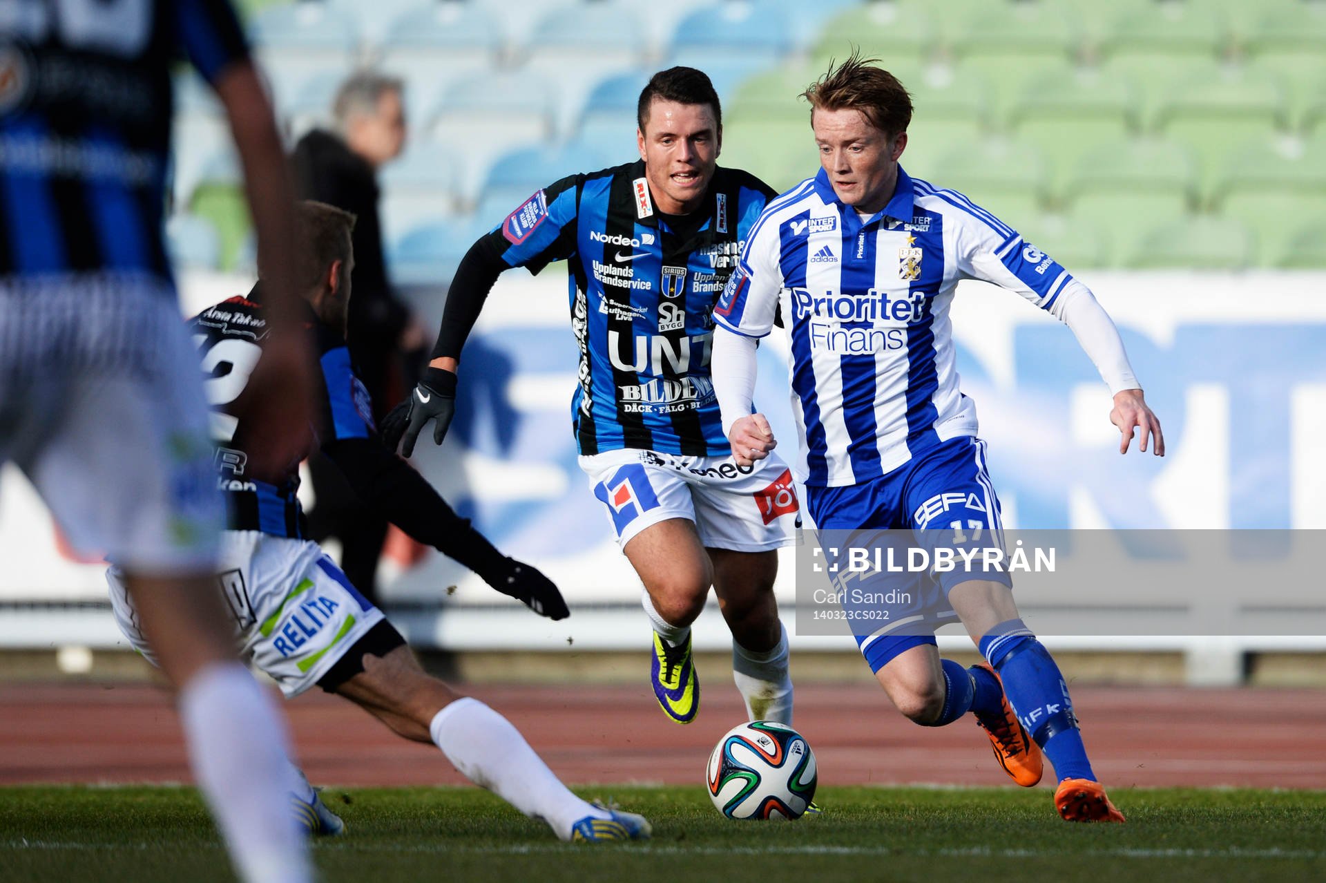 Sirius Kerim Mrabti och IFK Göteborgs Sam Larsson