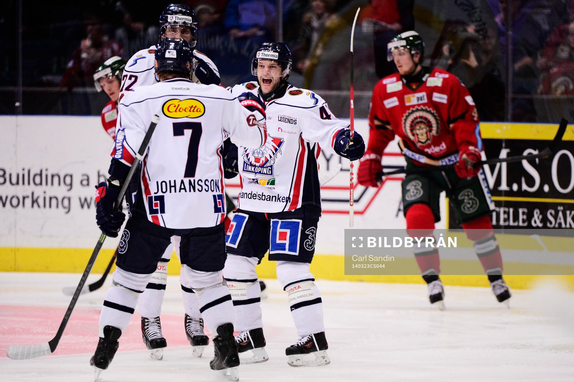 Linköpings Pär Arlbrandt jublar