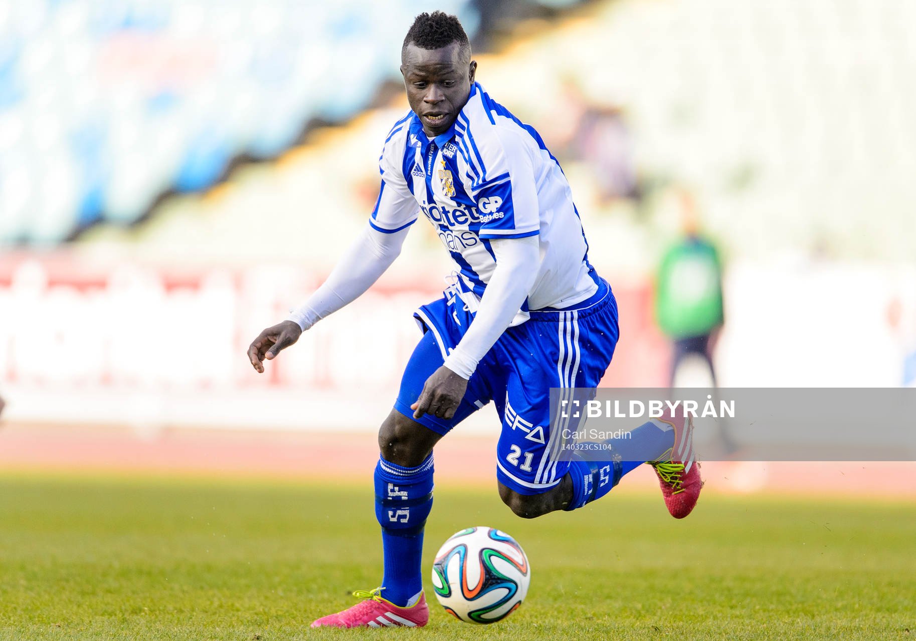 IFK Göteborgs Malick Mané med bollen