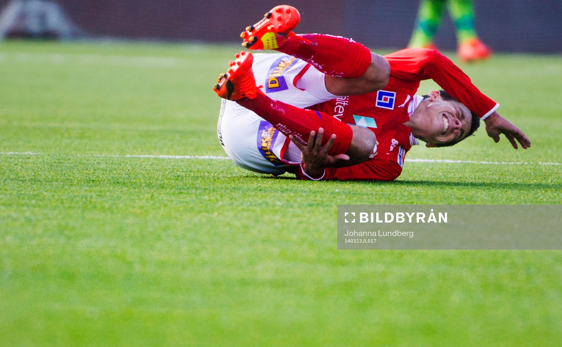 Kalmars Romario Pereira Sipiao har ont