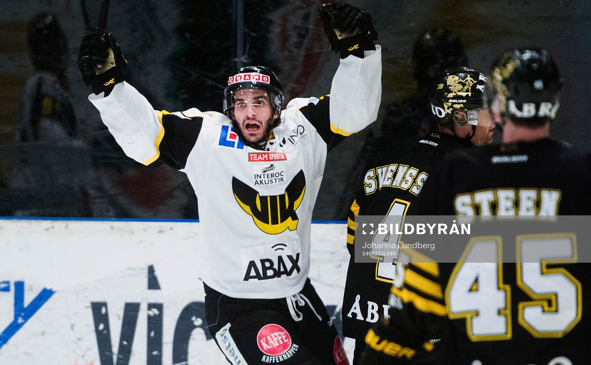 Västerås Luca Caputi jublar