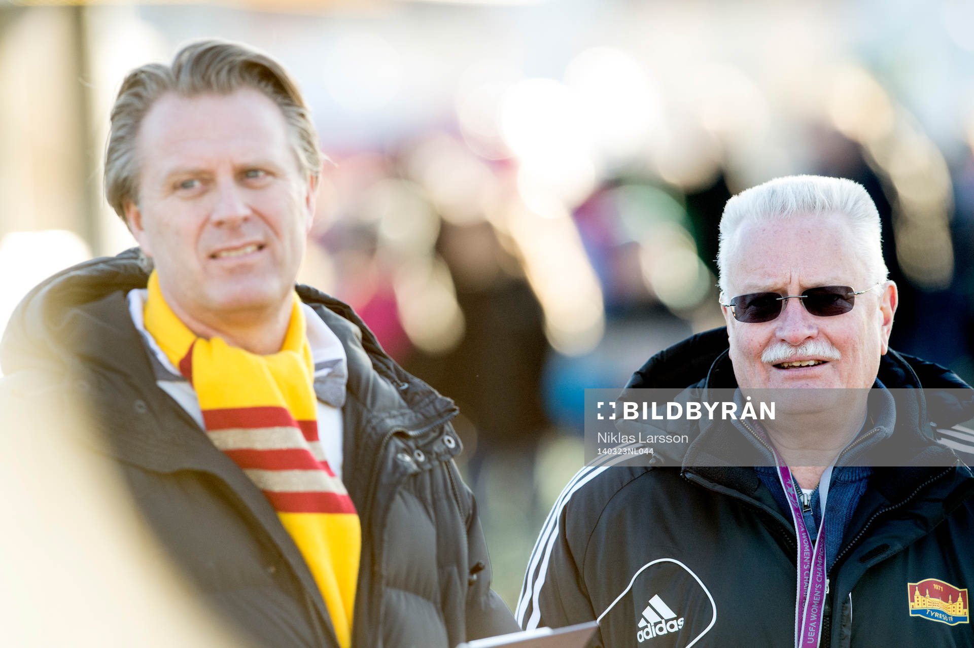 Tyresös ordförande Hans Lindberg och Hans Löfgren