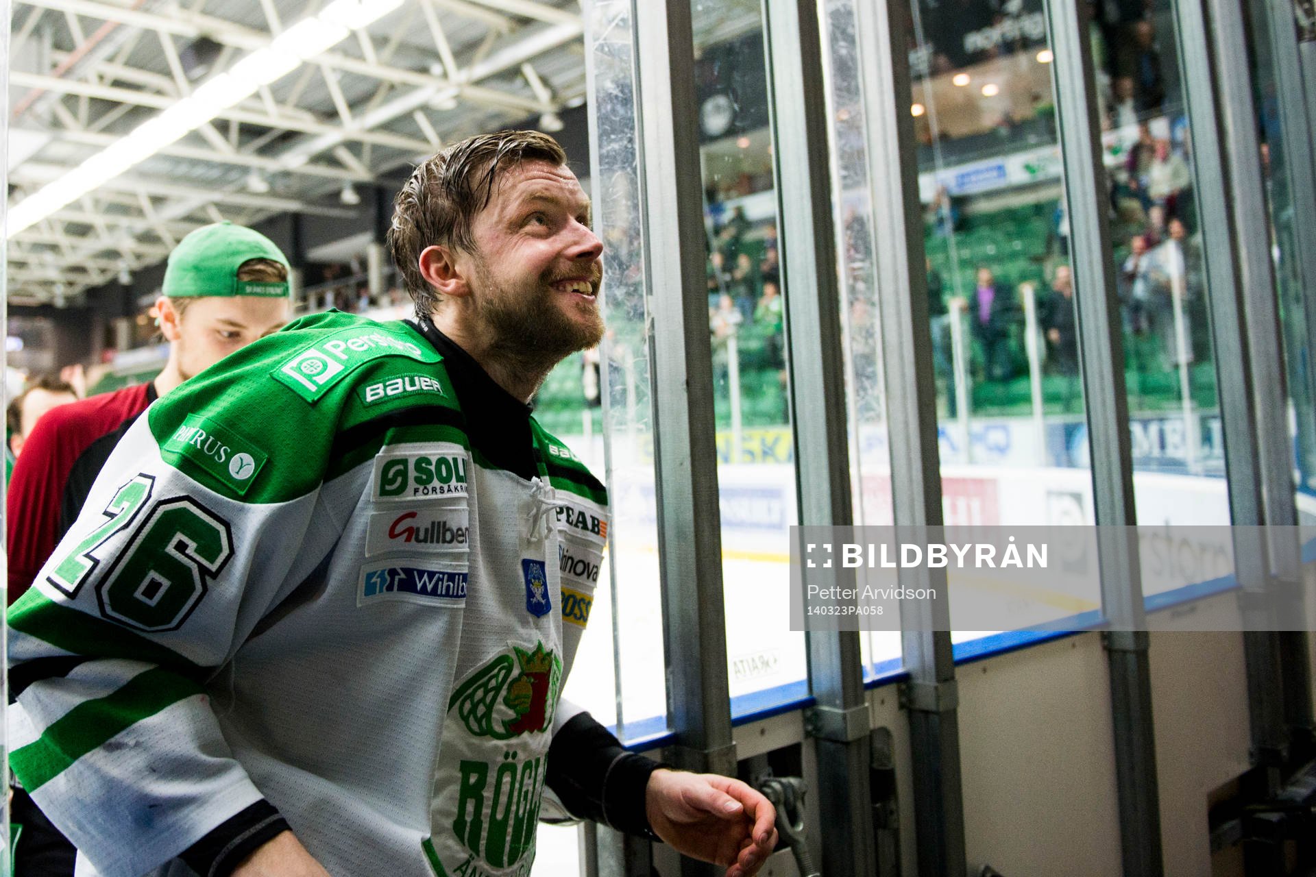 Rögles Jakob Johansson som gjorde sin 100e kvalseriematch