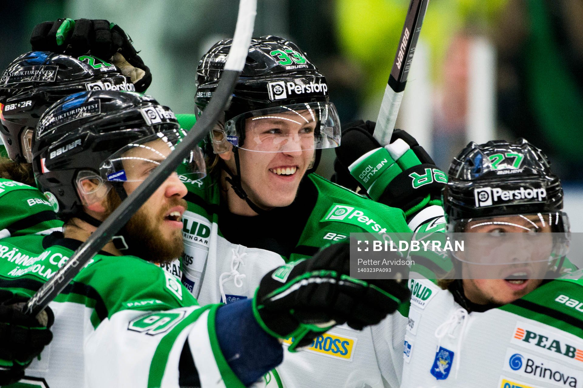 Rögles Kelsey Tessier, Niklas Hansson och Simon Olsson