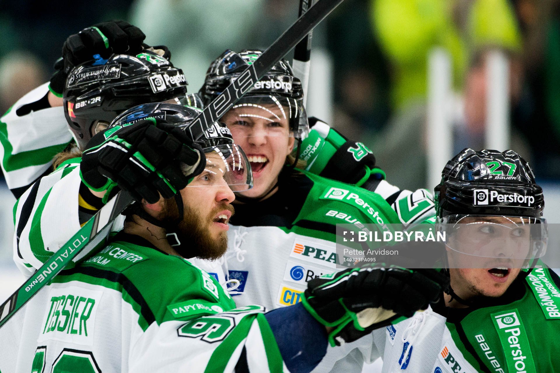 Rögles Kelsey Tessier, Niklas Hansson och Simon Olsson