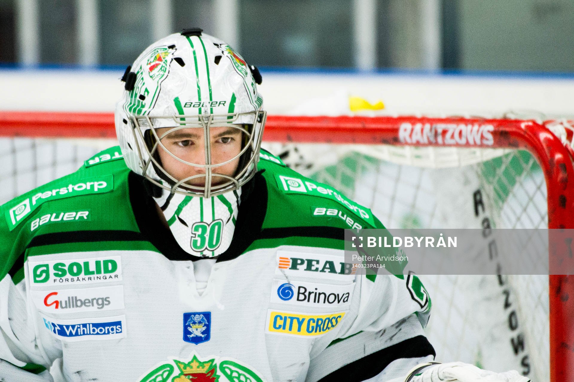 Rögles målvakt Kevin Lindskoug