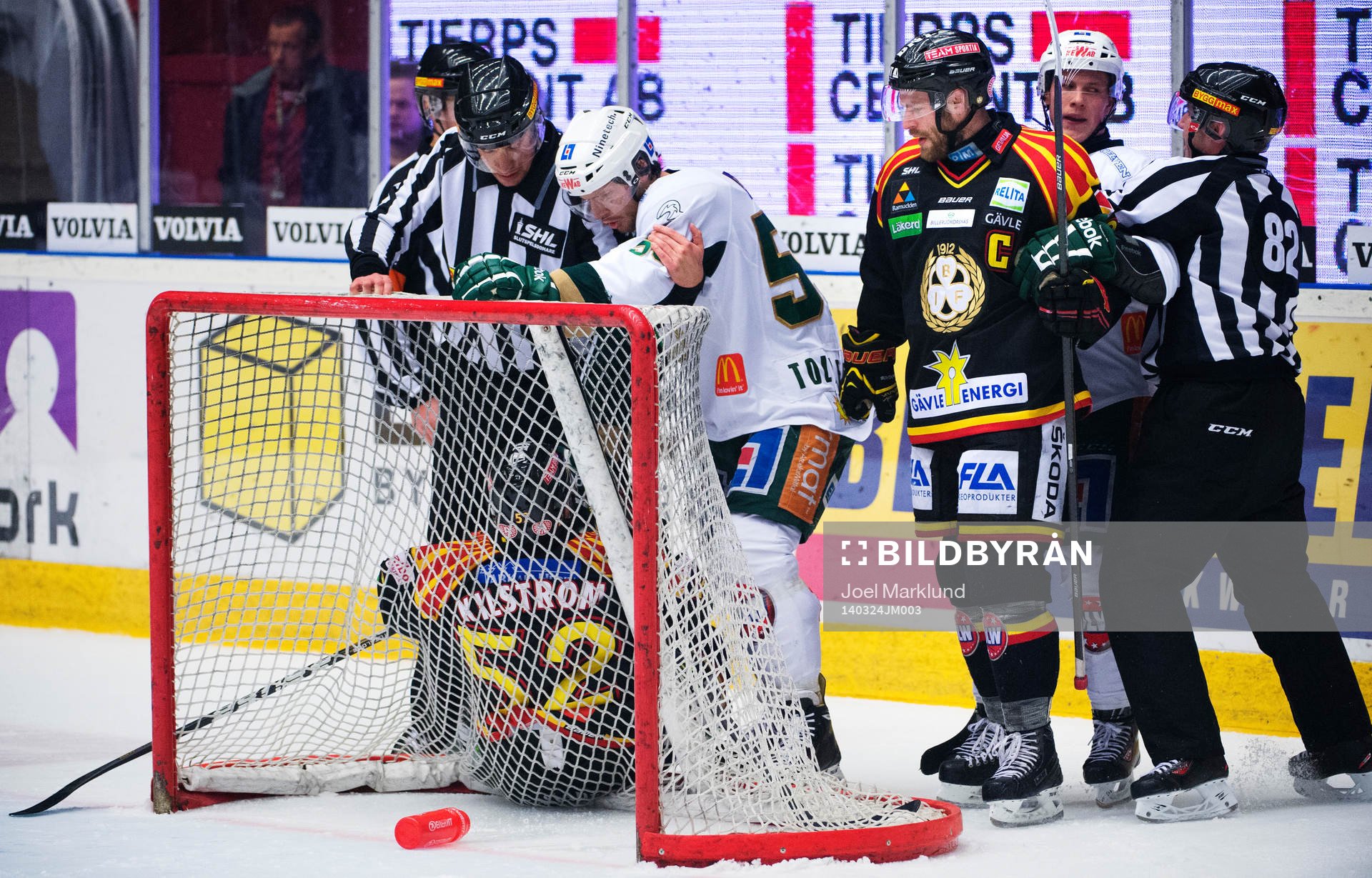 Brynäs Lukas Kilström och Färjestads Ole-Kristian