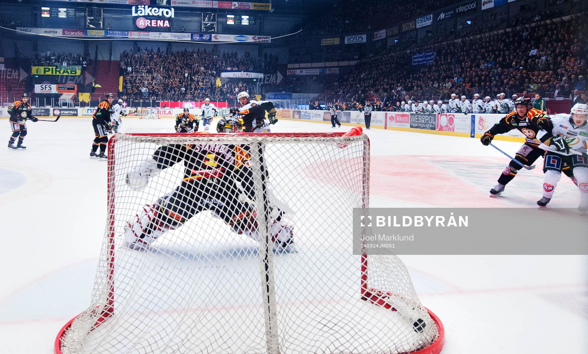 Färjestads Patrik Lundh styr in det matchavgörande