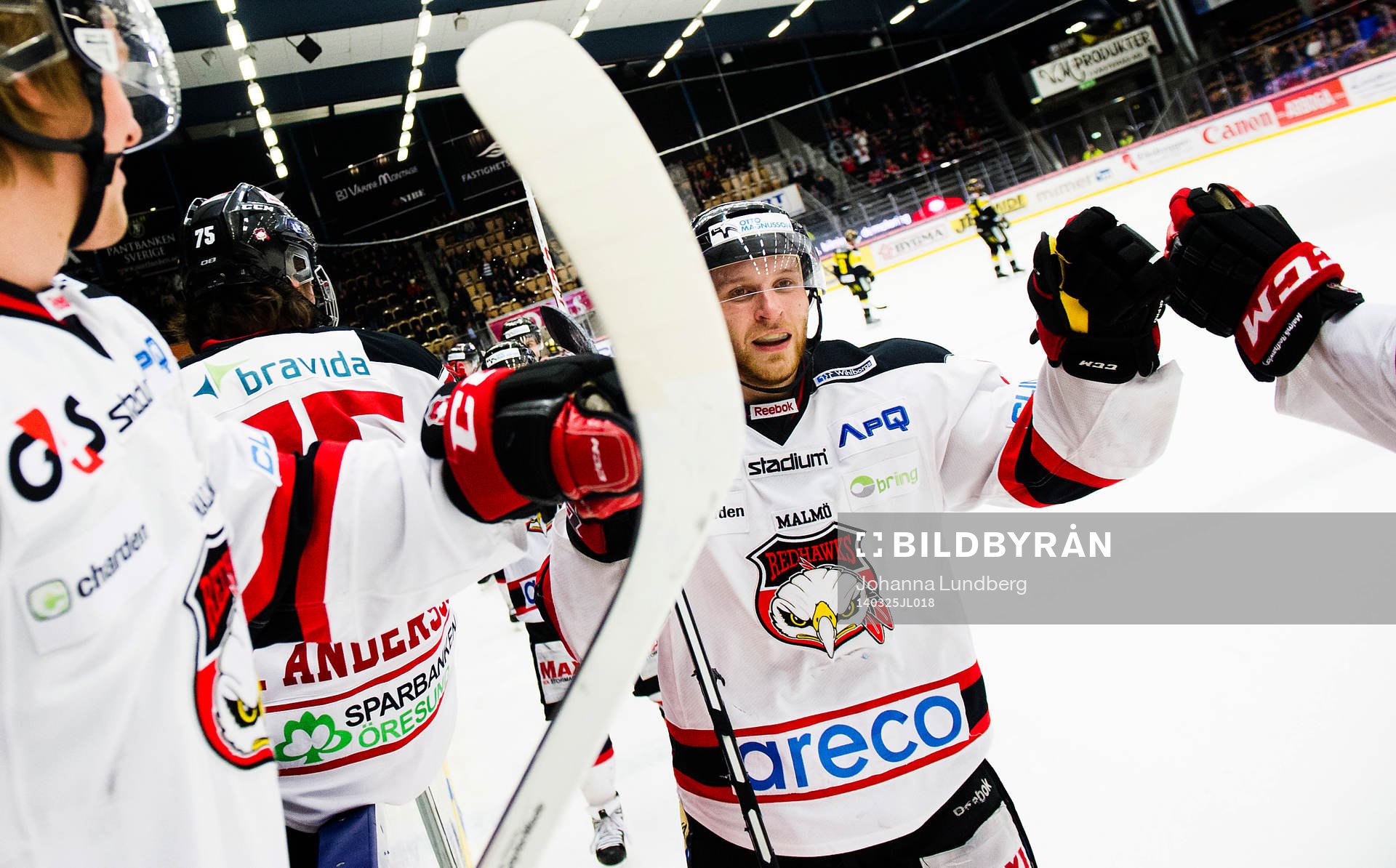 Malmö Redhawks Fredrik Storm jublar