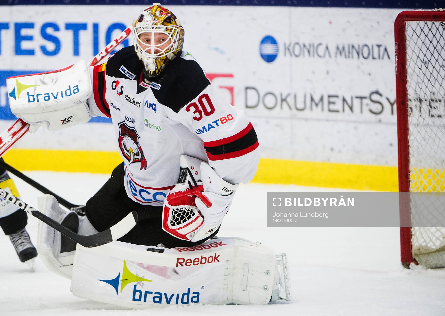 Malmö Redhawks målvakt Robin Rahm