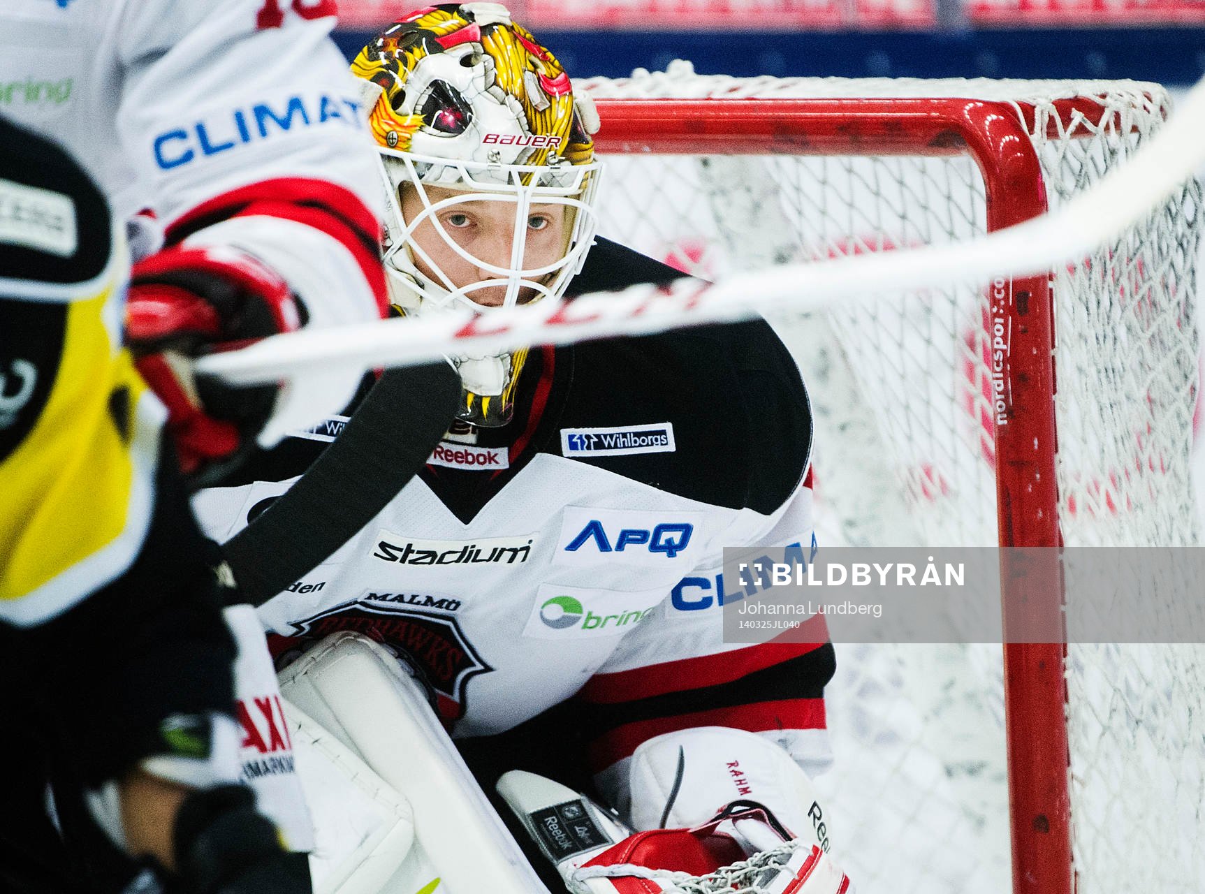Malmö Redhawks målvakt Robin Rahm