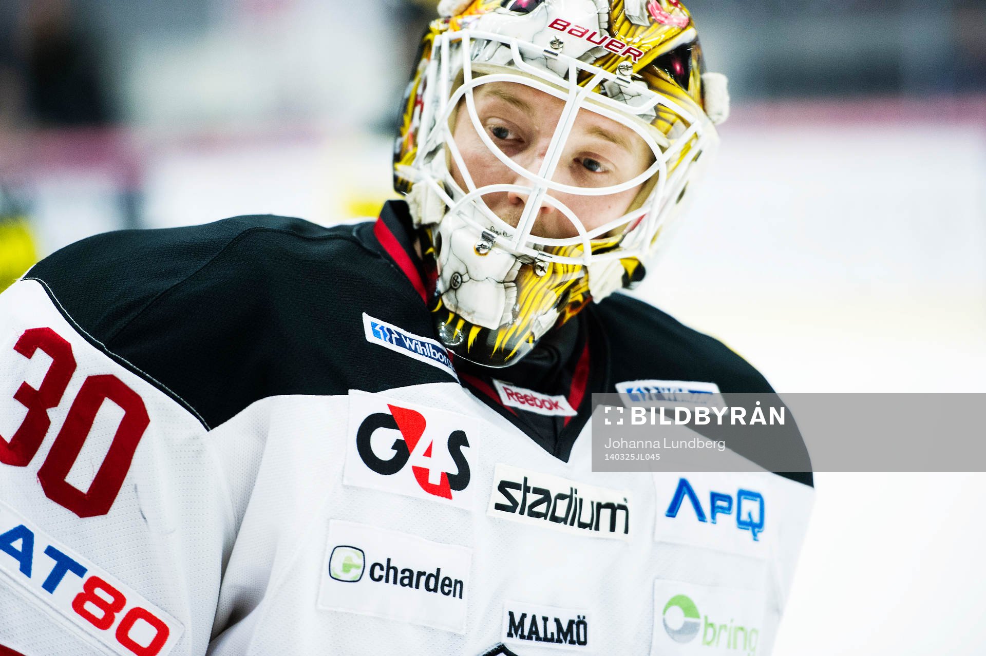 Malmö Redhawks målvakt Robin Rahm