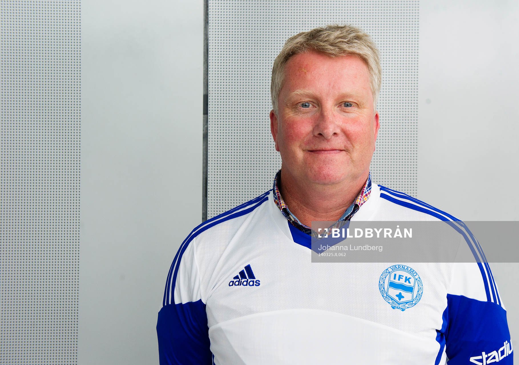 IFK Värnamos tränare Peter Kuno Johansson under superettans upptaktsträff 1 april 2014 i Uppsala.