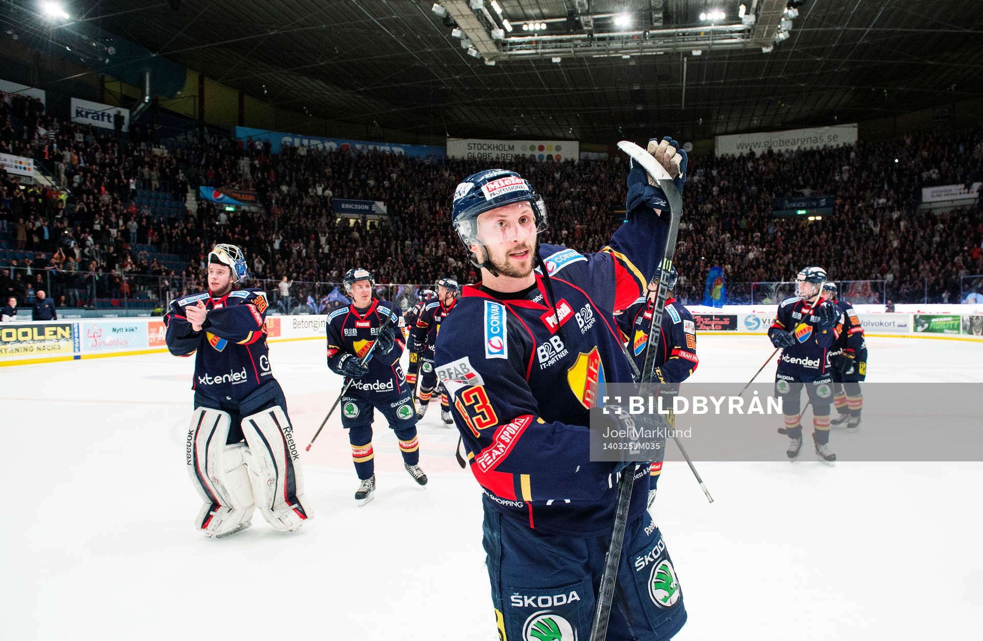 Djurgårdens Dustin Johner jublar