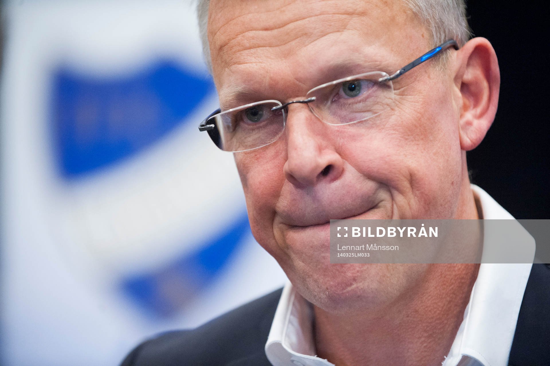 Norrköpings tränare Jan Andersson vid fotbollens
