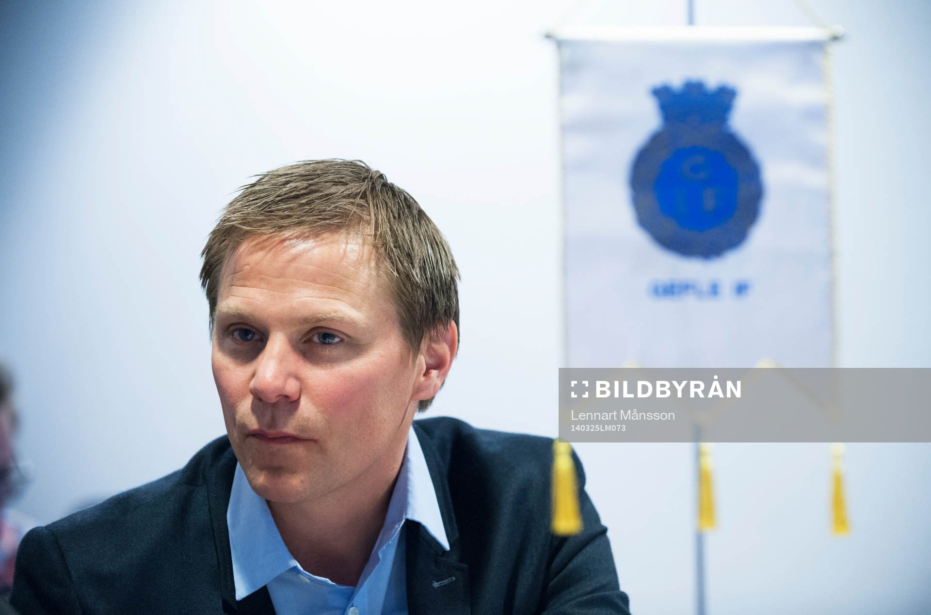 Gefles tränare Roger Sandberg vid fotbollens allsvenska