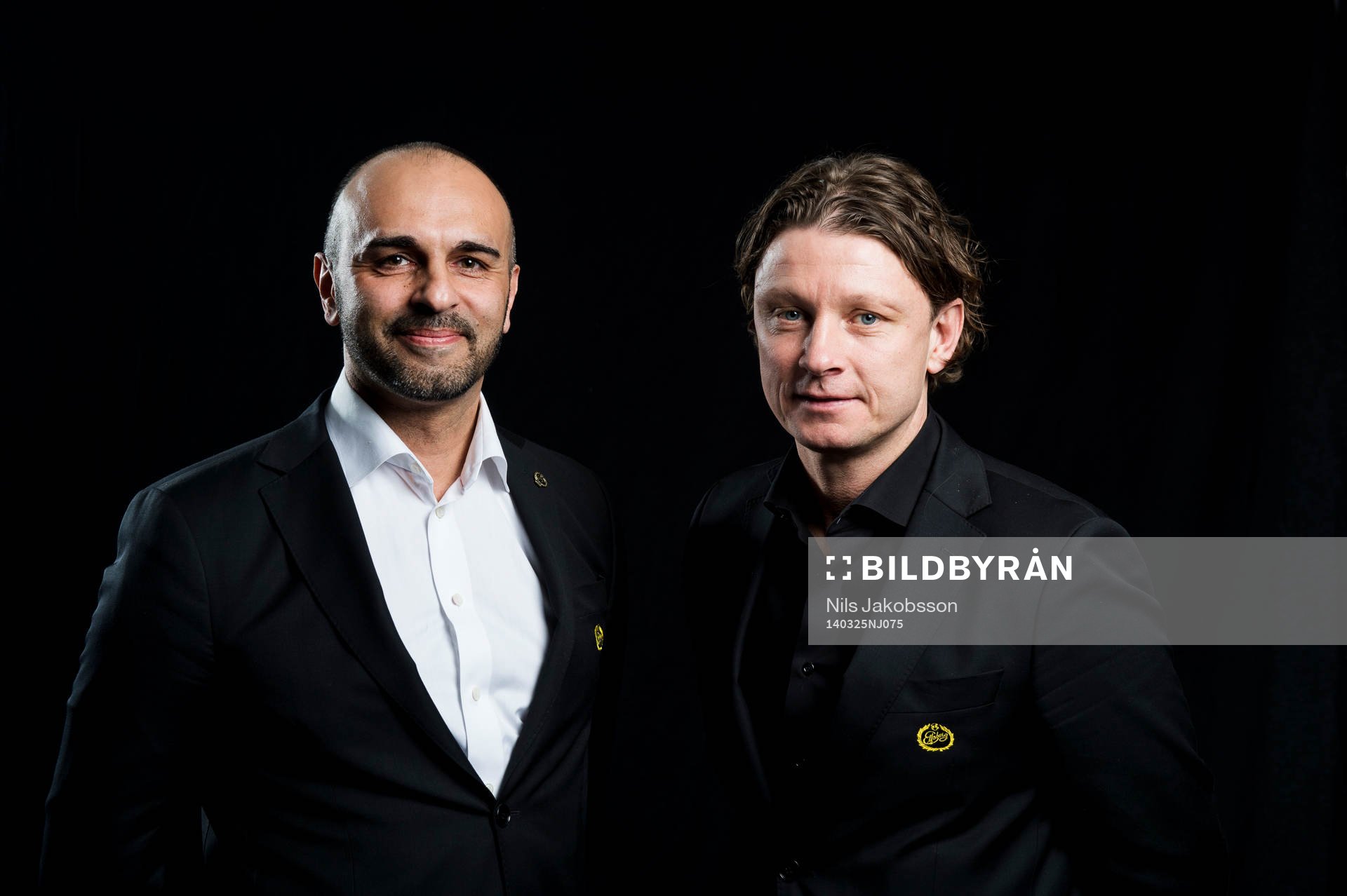 Jan Mian, tränare, och Stefan Andreasson, sportchef