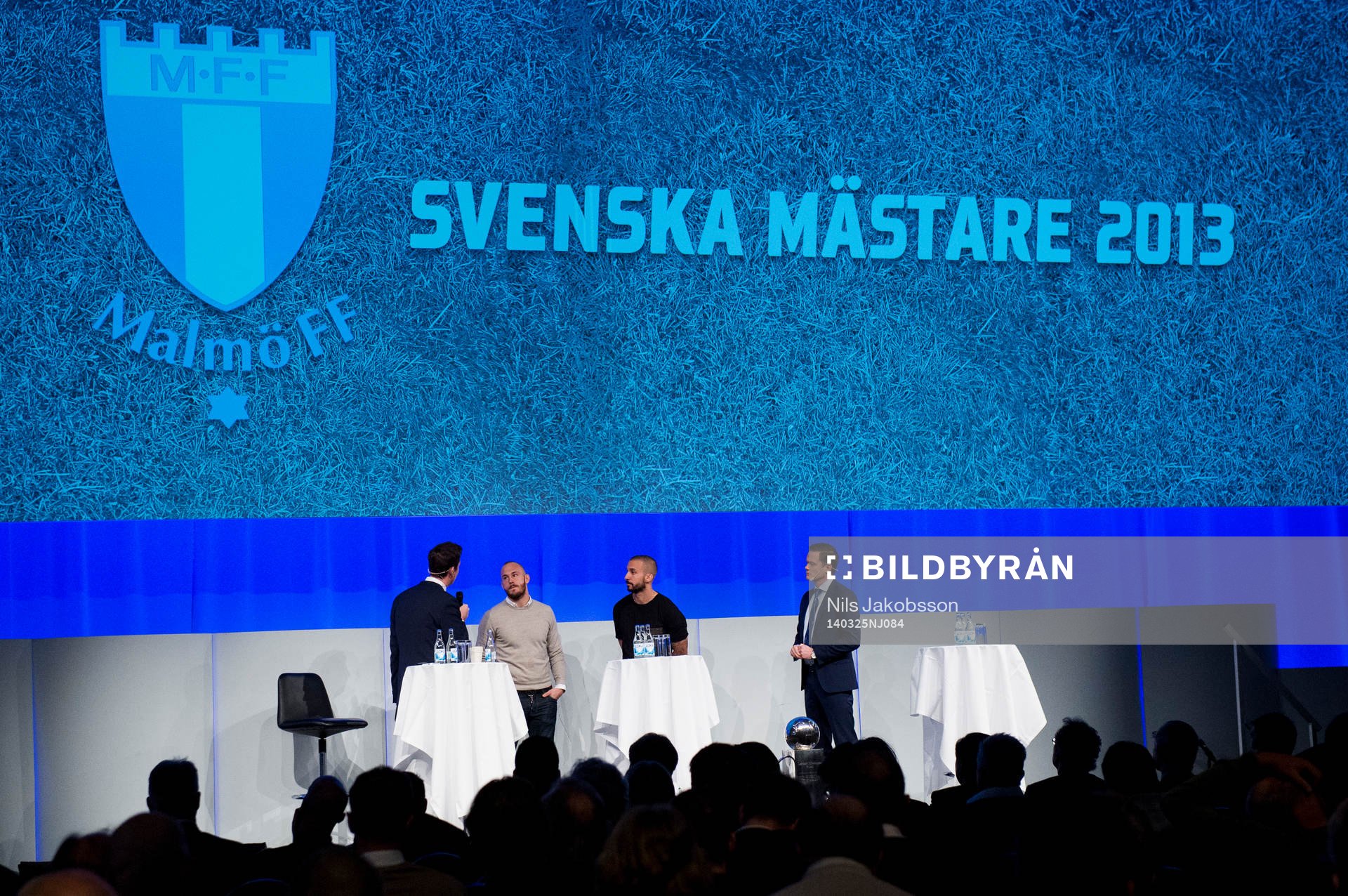 Magnus Eriksson och Guillermo Molins på scenen