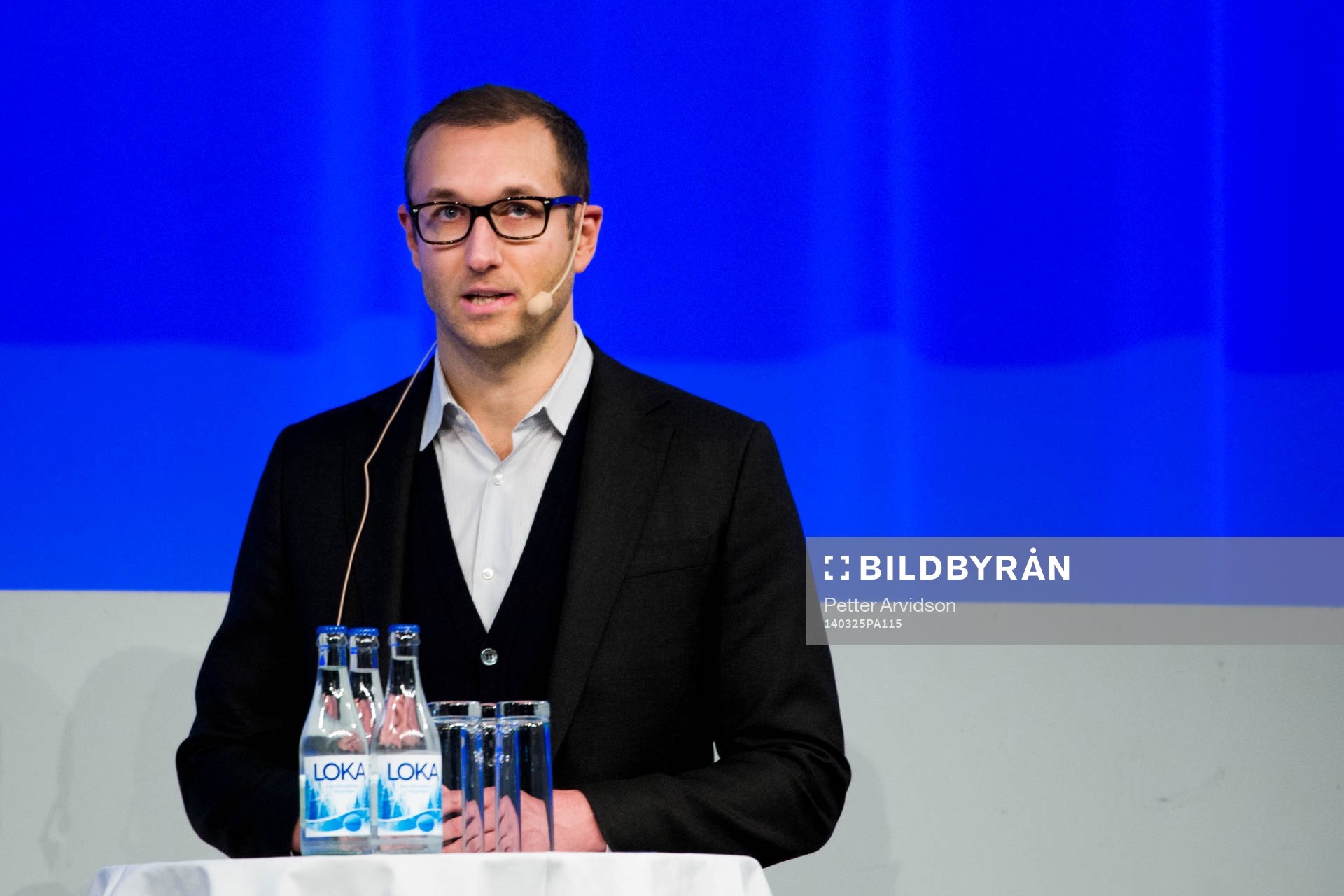 Magnus Linder, Svensk Elitfotboll, under fotbollens allsvenska upptaktsträff 25 mars 2014 i Malmö.