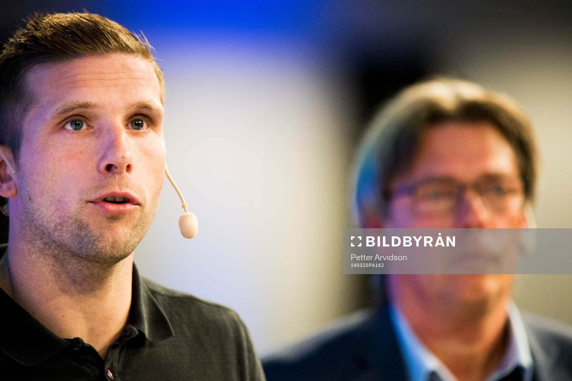 Elfsborgs Anders Svensson och i bakgrunden står