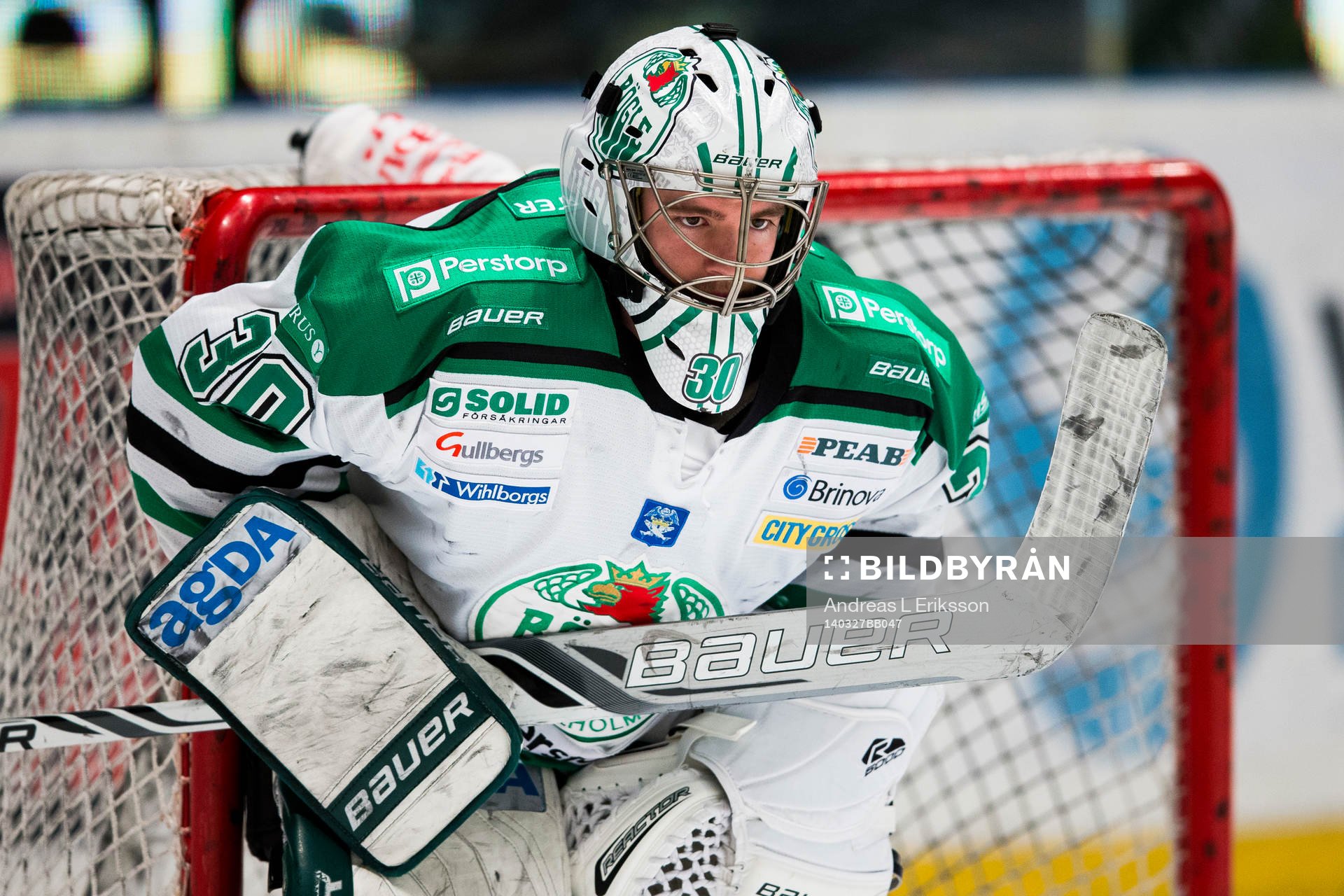 Rögles målvakt Kevin Lindskoug