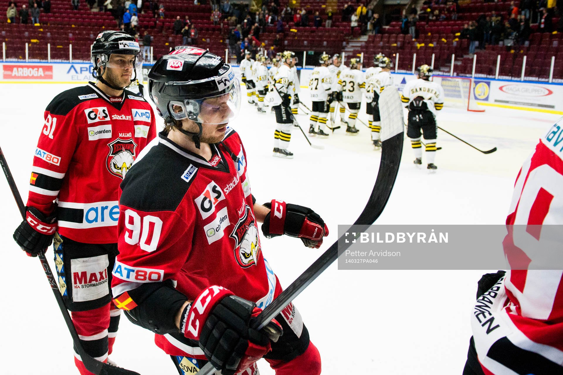 Malmö Redhawks Björn Svensson och Mattias Persson lämnar
