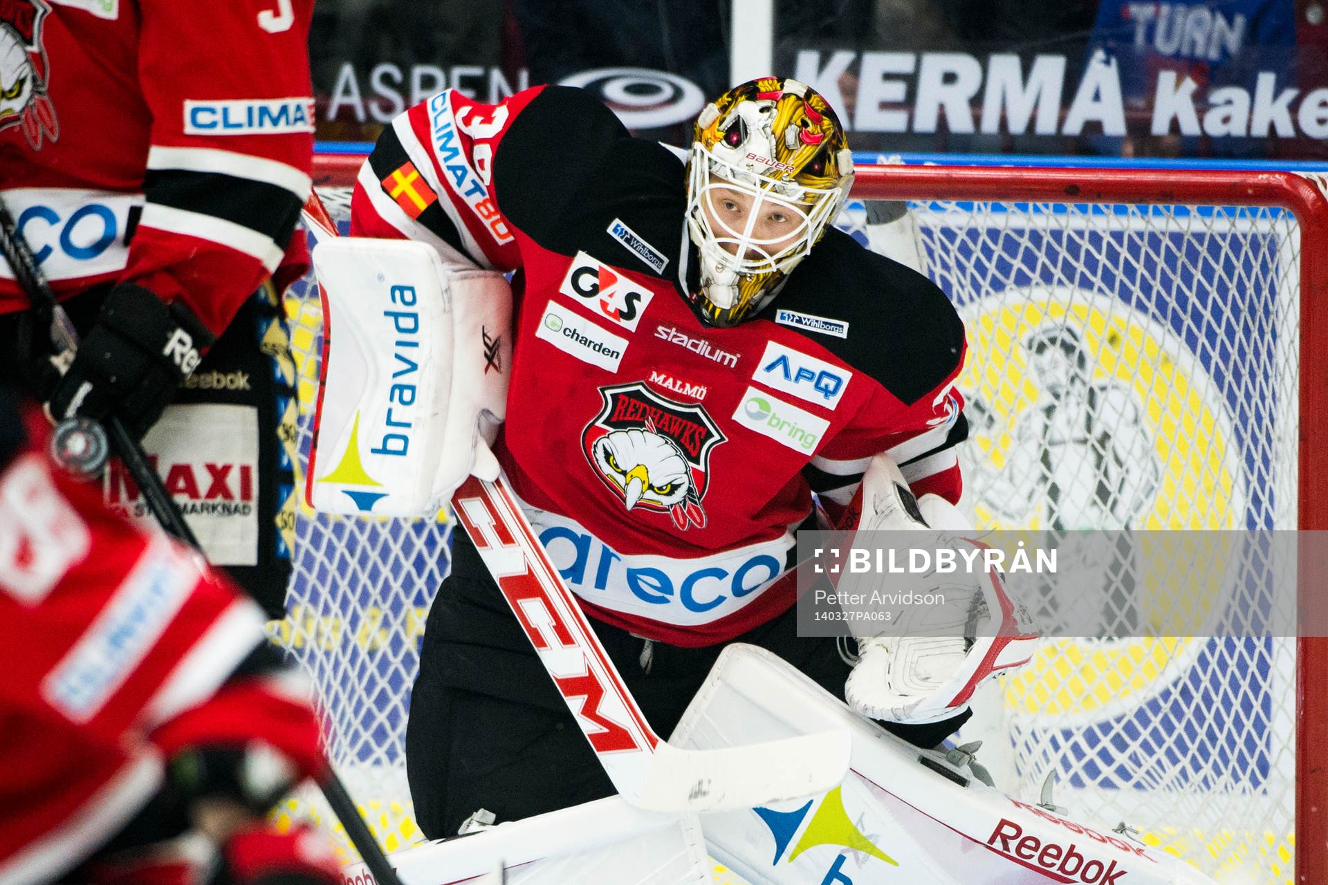 Malmö Redhawks målvakt Robin Rahm