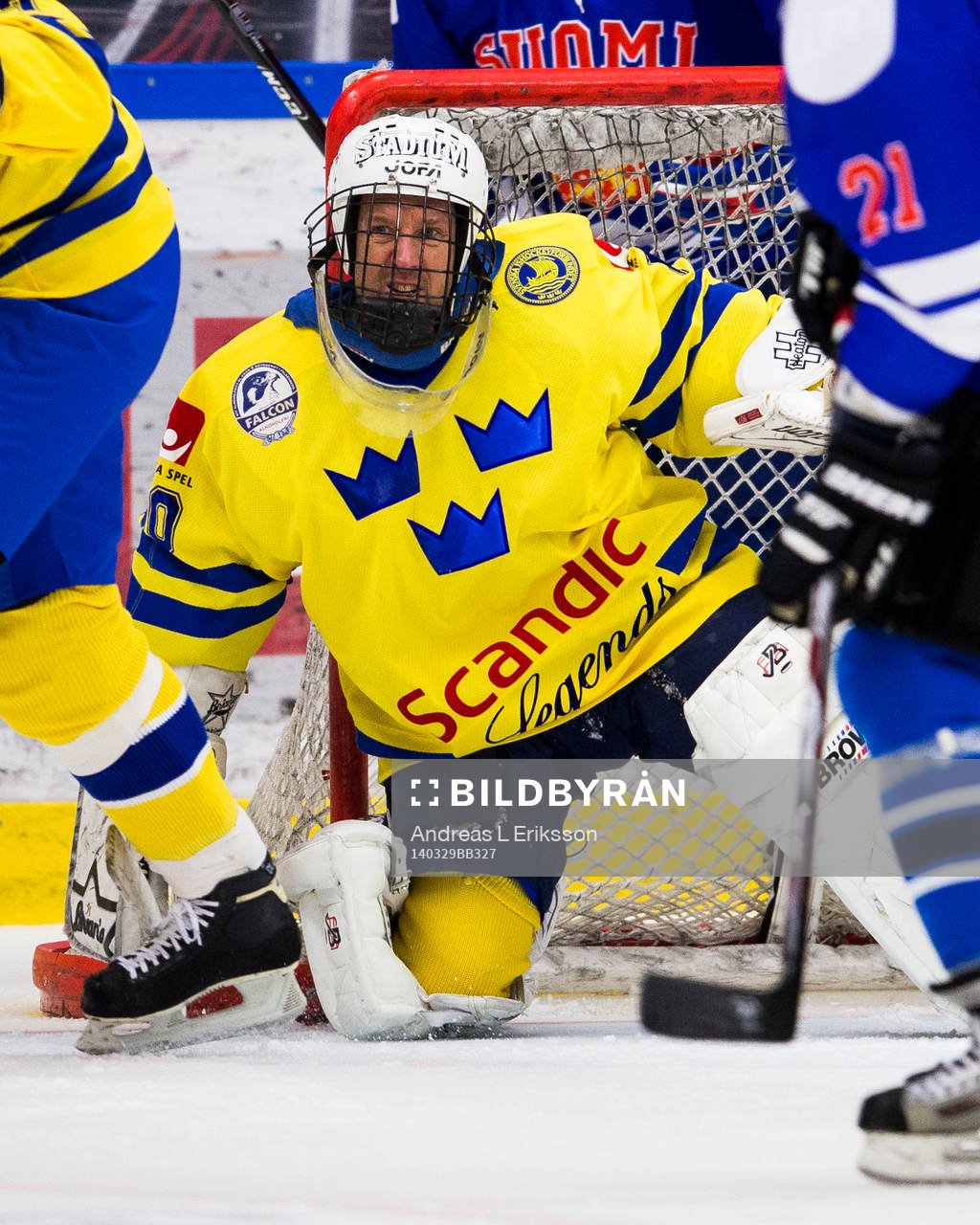 Tre Kronor Legends målvakt Tommy Söderström