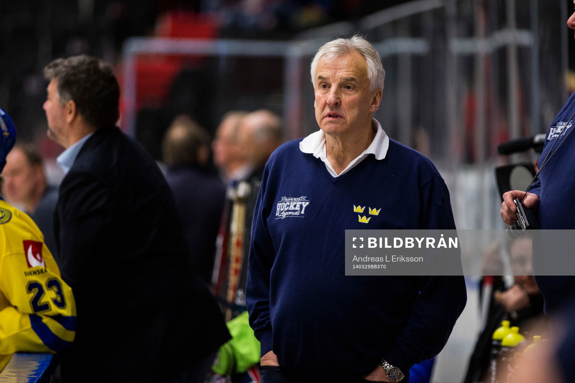 Tre Kronor Legends tränare Curt Lundmark