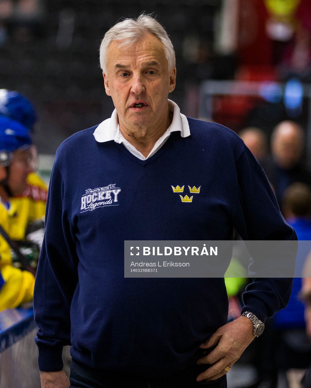Tre Kronor Legends tränare Curt Lundmark
