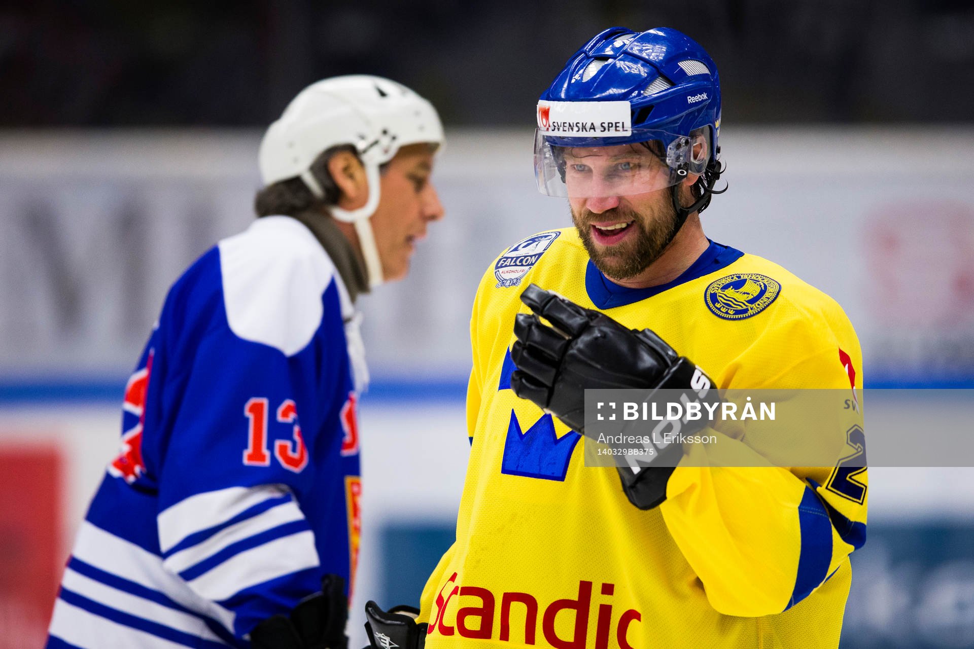 Tre Kronor Legends Peter Forsberg ler, Lion Legends