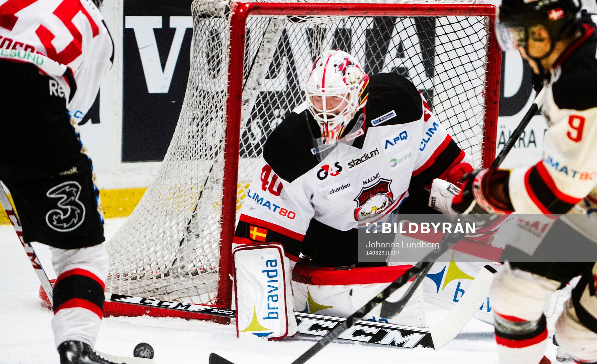 Malmö Redhawks målvakt Pontus Sjögren