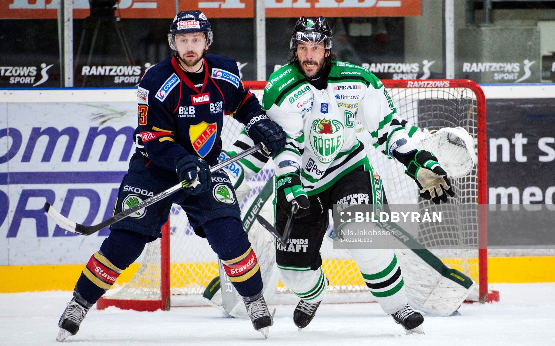 Djurgårdens Djurgårdens Dustin Johner och Rögles Rögles