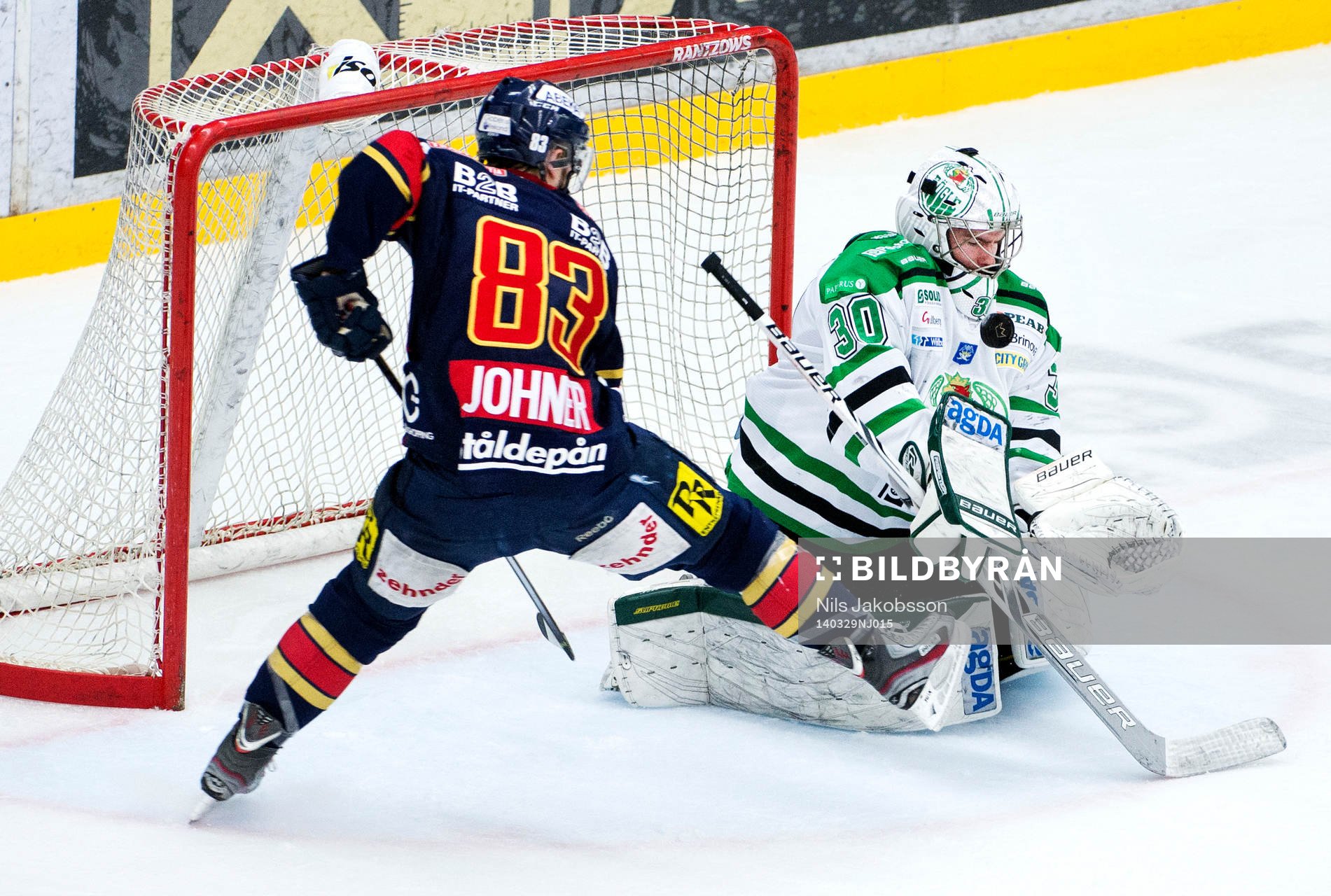 Djurgårdens Djurgårdens Dustin Johner och Rögles Rögles
