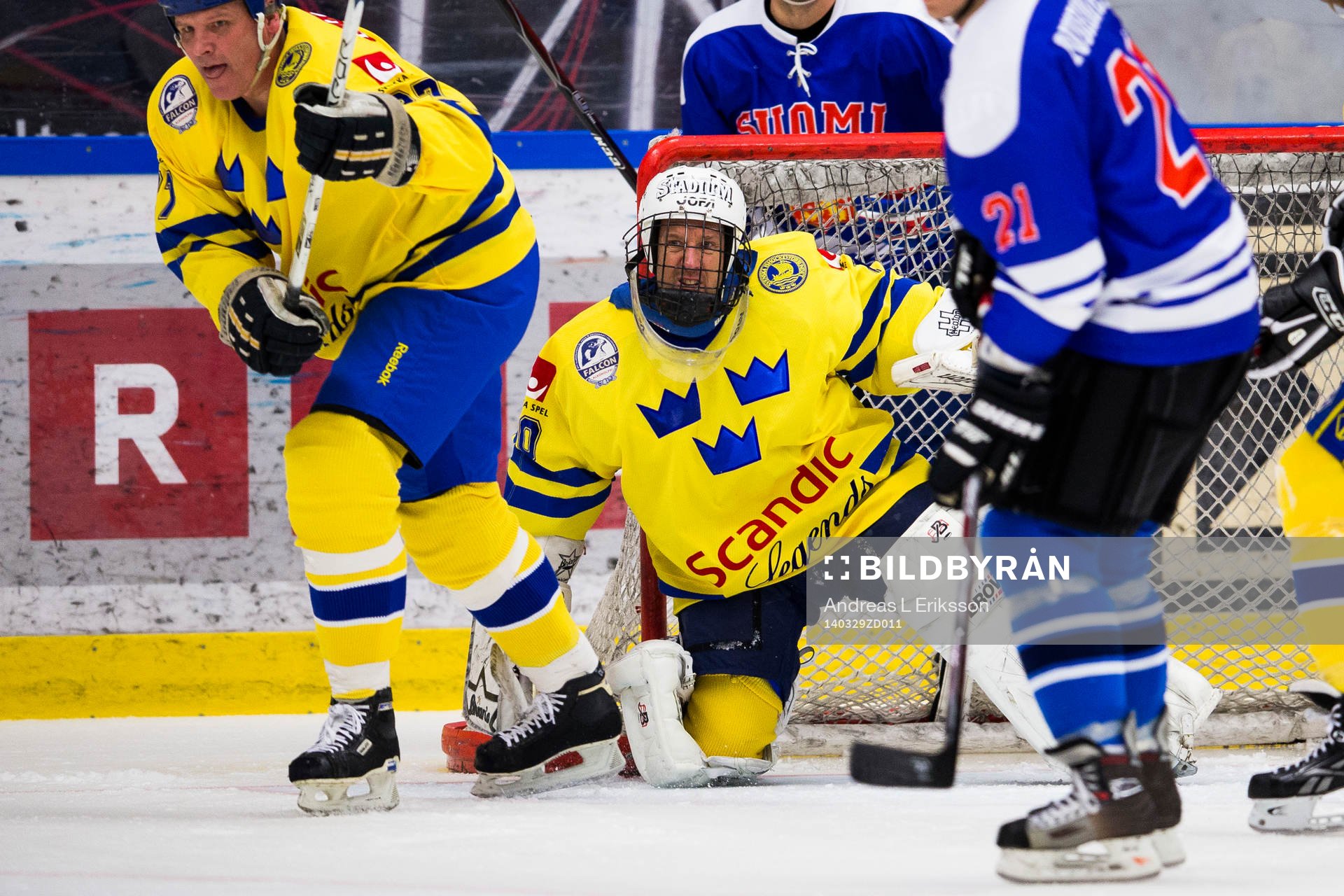 Tre Kronor Legends målvakt Tommy Söderström