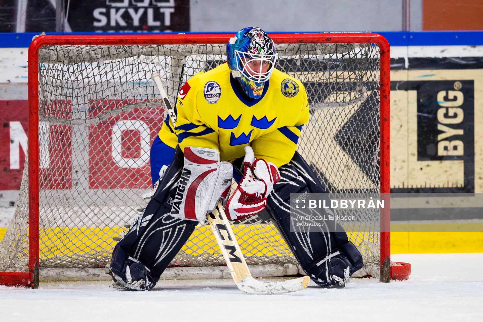 Tre Kronor Legends målvakt Magnus Eriksson