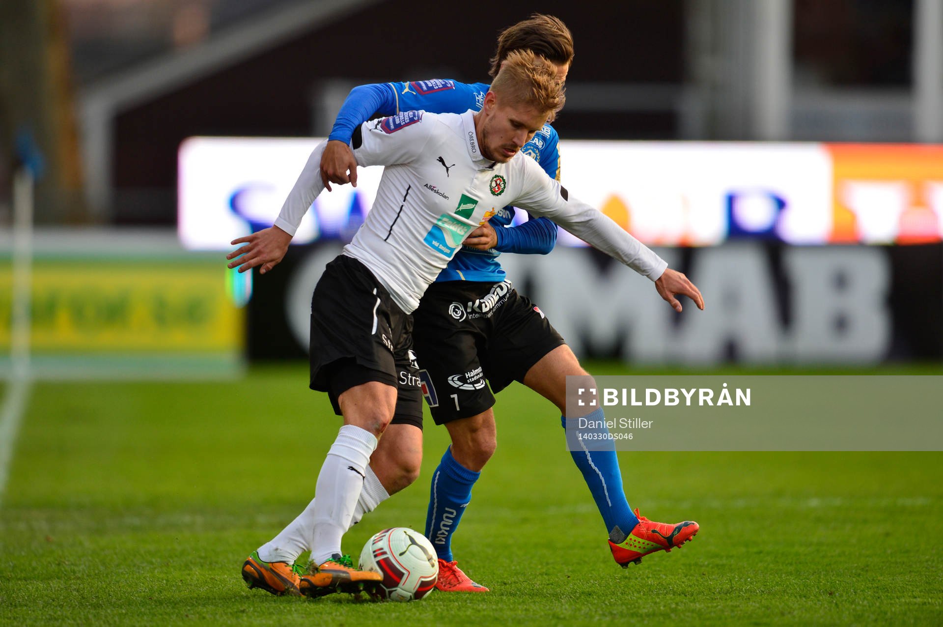 Halmstads Kristinn Steindorsson och Örebros Daniel