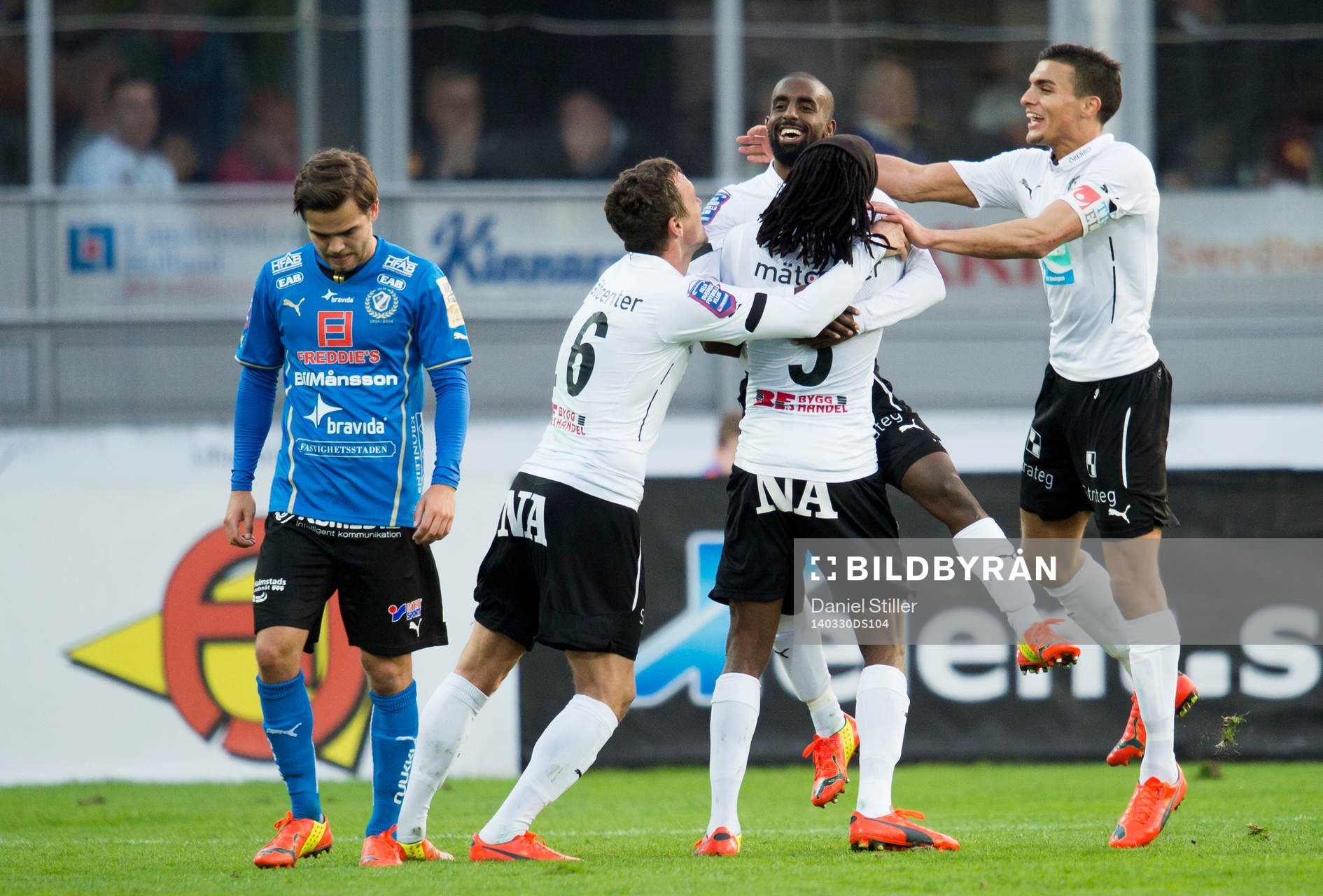 under fotbollsmatchen i Allsvenskan mellan Halmstad och