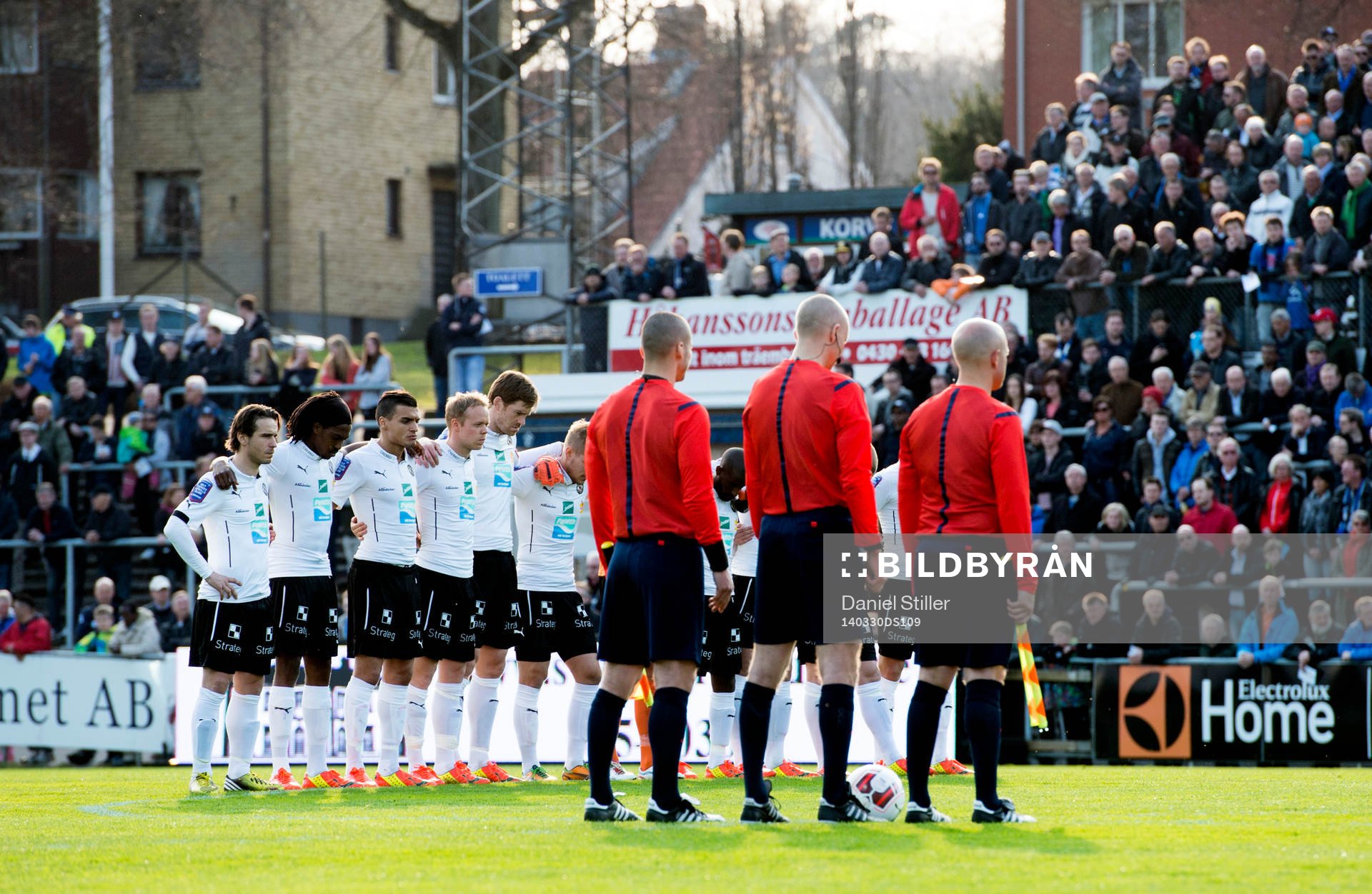 under fotbollsmatchen i Allsvenskan mellan Halmstad och