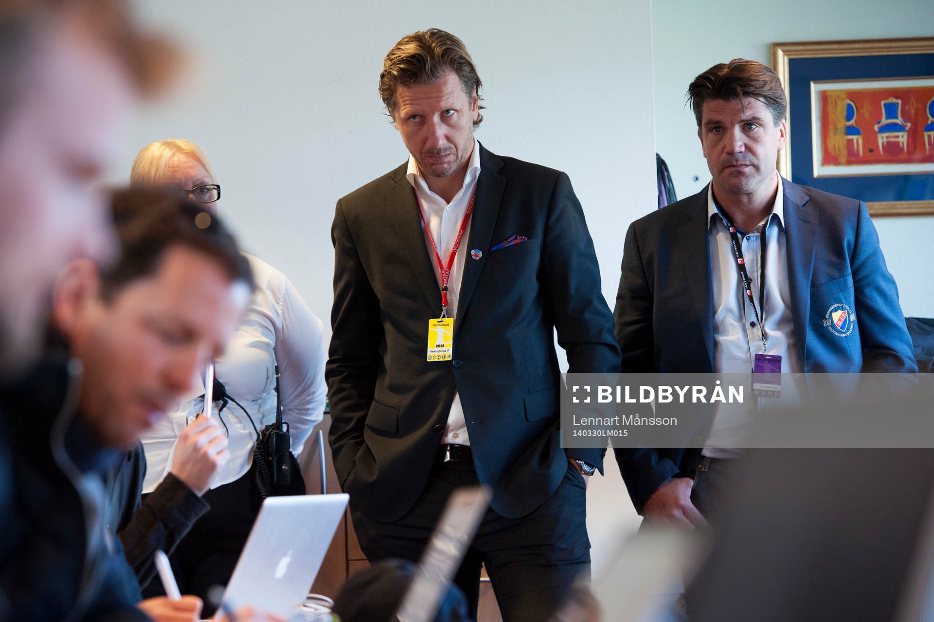 Helsingborgs Jesper Jansson och Djurgårdens Bosse Andersson