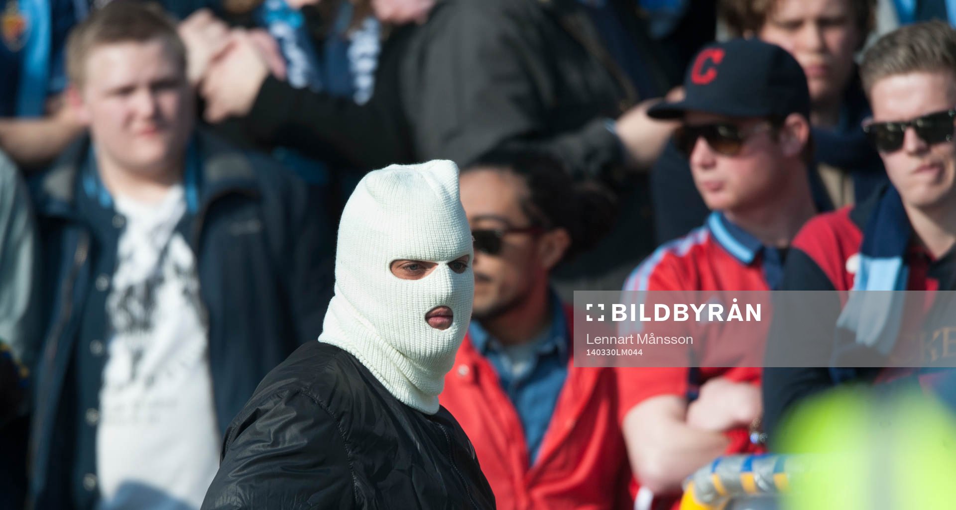 Maskerade Djurgårdens-supporters av dödsmisshandeln i
